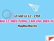 Định luật LENZ về chiều dòng điện cảm ứng? Định luật Faraday về suất điện động cảm ứng? Vật lí 12 bài 12 CTST